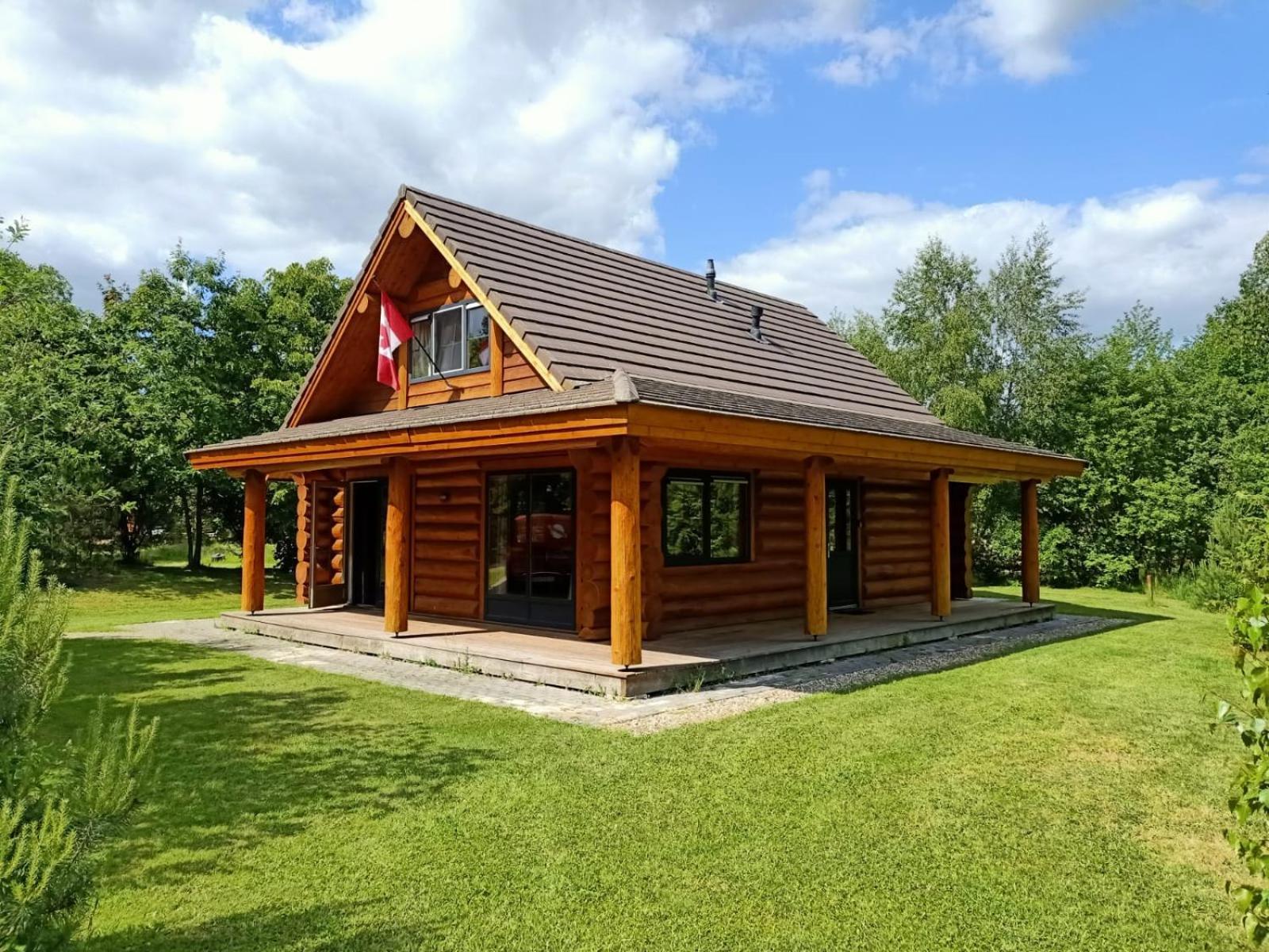 Unieke Houten Villa Met Sauna In Twente - 6P Den Ham Exterior photo