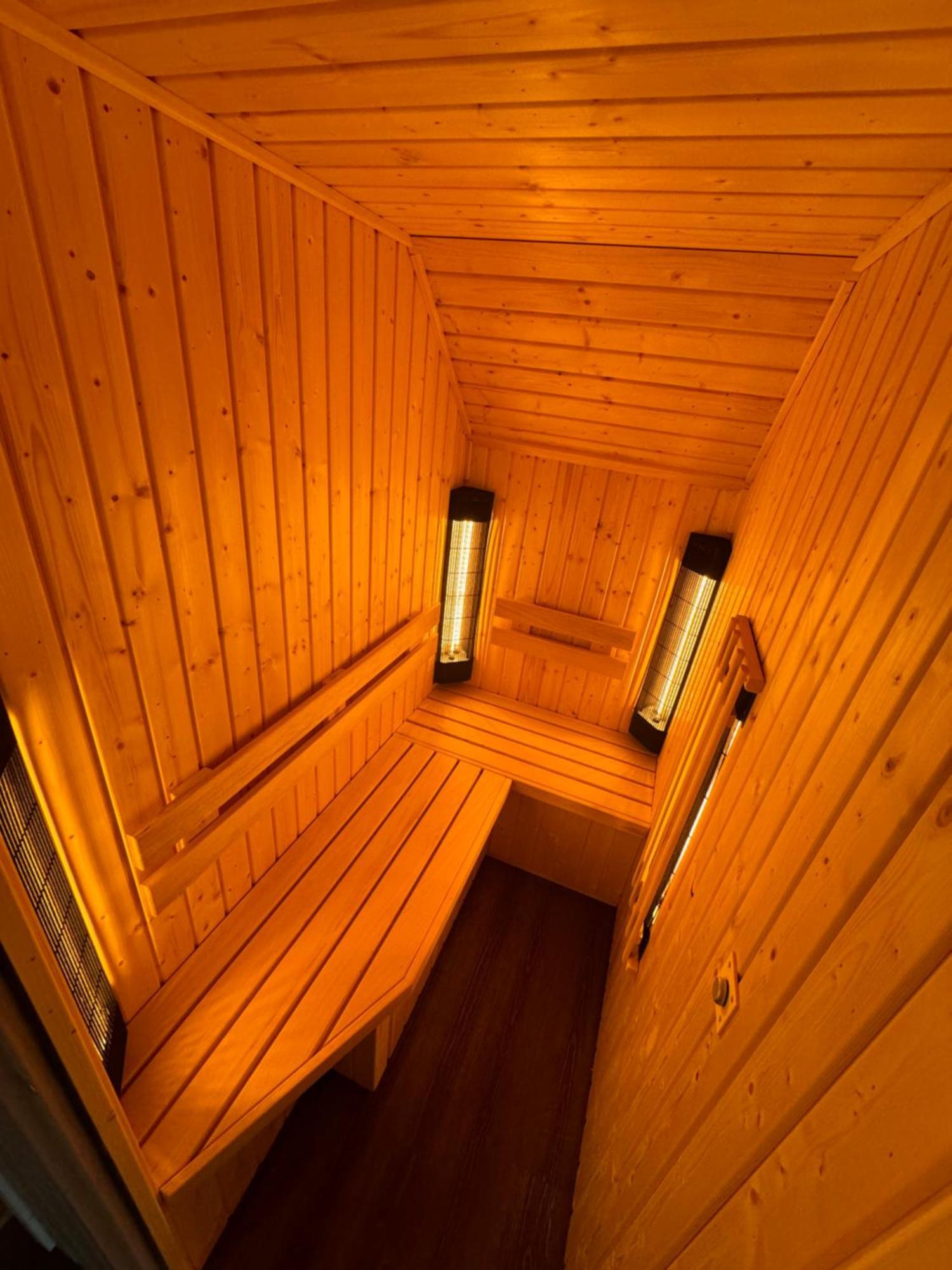 Unieke Houten Villa Met Sauna In Twente - 6P Den Ham Exterior photo