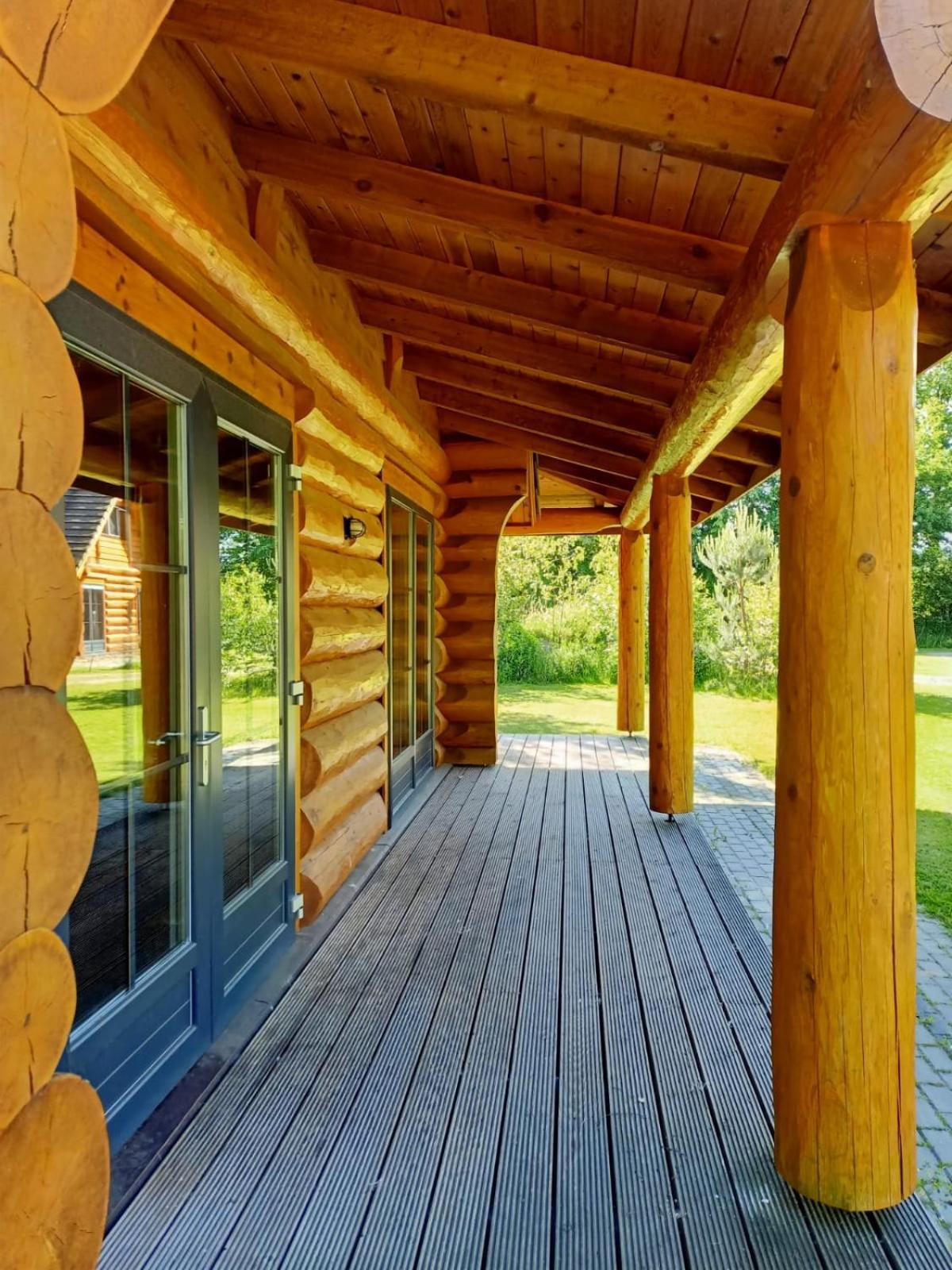 Unieke Houten Villa Met Sauna In Twente - 6P Den Ham Exterior photo