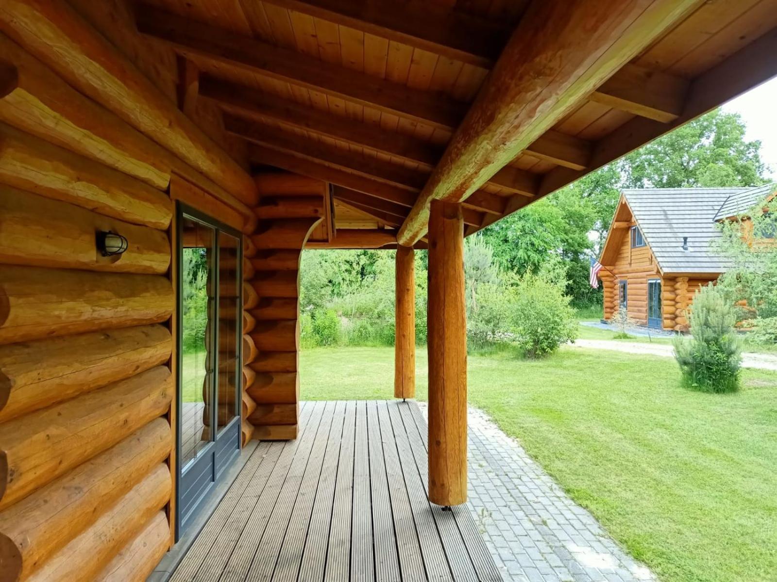 Unieke Houten Villa Met Sauna In Twente - 6P Den Ham Exterior photo