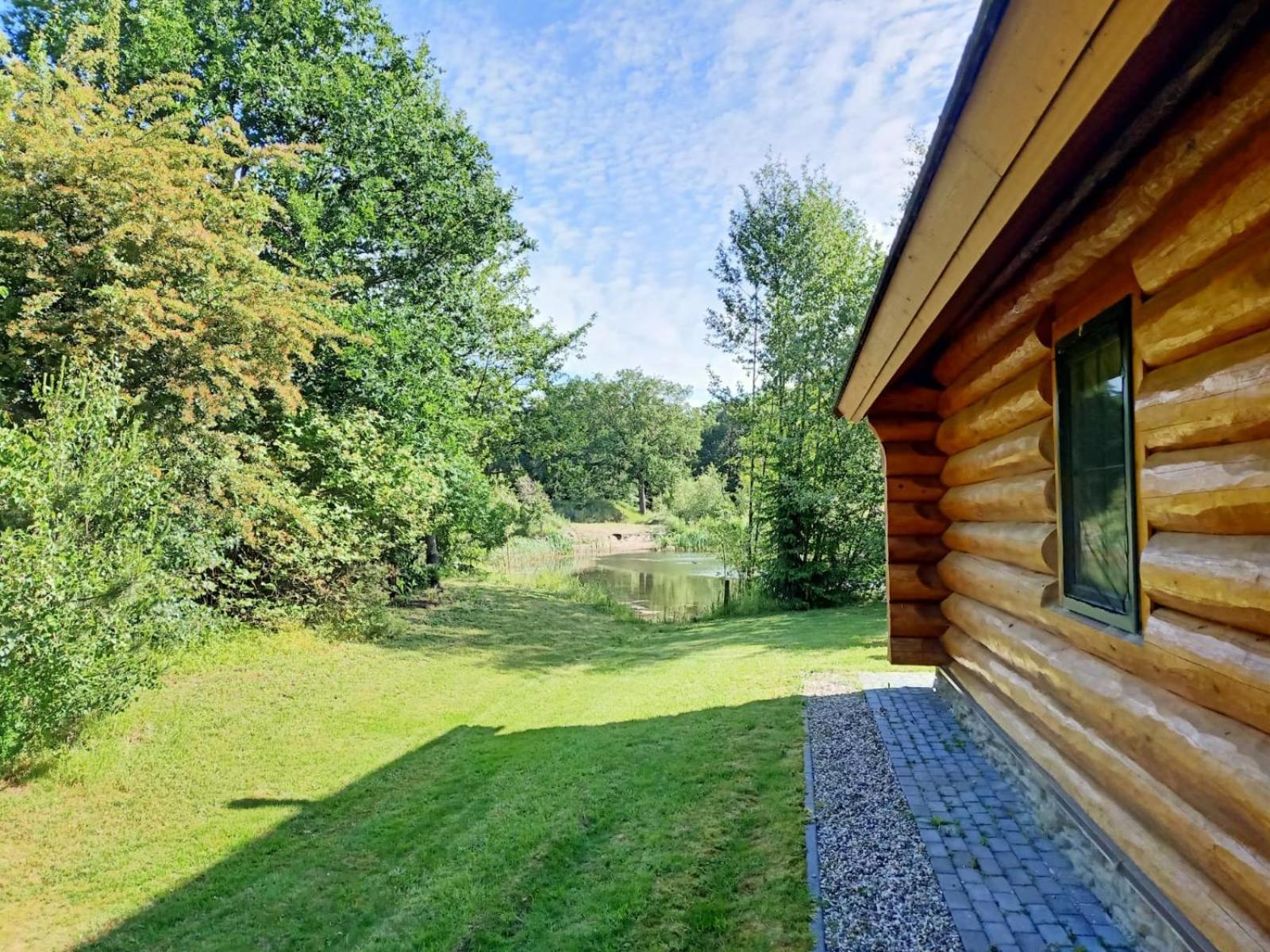 Unieke Houten Villa Met Sauna In Twente - 6P Den Ham Exterior photo