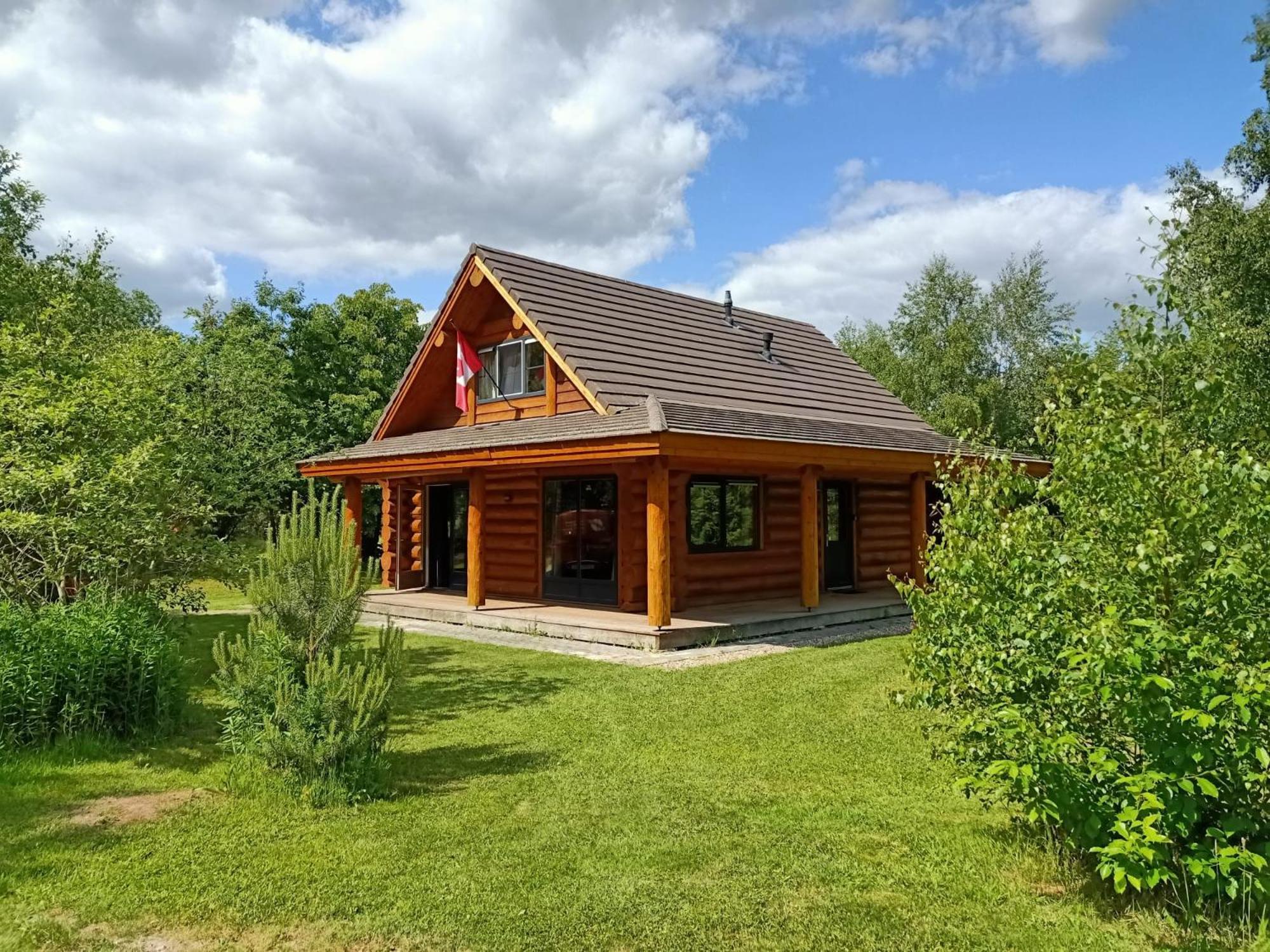 Unieke Houten Villa Met Sauna In Twente - 6P Den Ham Exterior photo